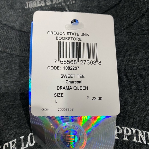 Oregon State Beavers Charcoal Grey Women’s Tee - Picture 5 of 6